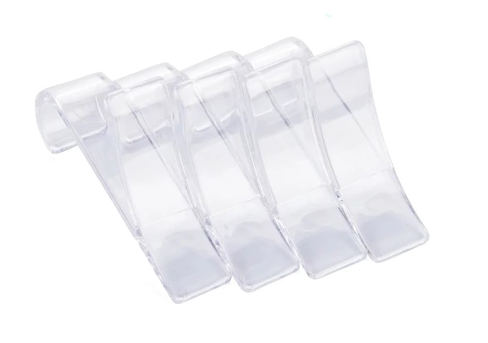 Kukice za peškire i radijator B22 set 4 komada, providne