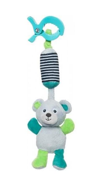 Canpol Baby plišana igračka sa zvečkom 68-054 Bears - sivi