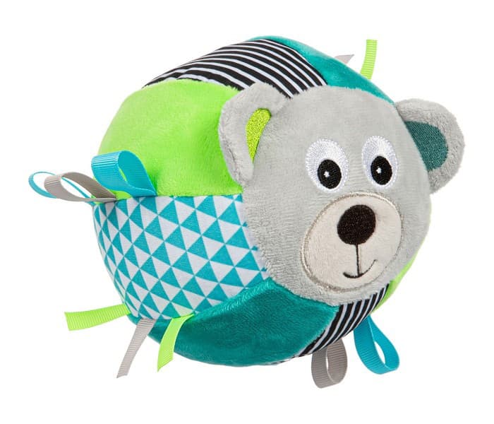 Canpol Baby plišana igračka lopta meda - siva 68/074