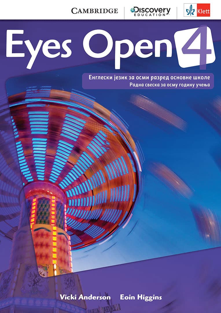 Klett Engleski jezik 8 - Eyes Open - Radna sveska za osmi razred