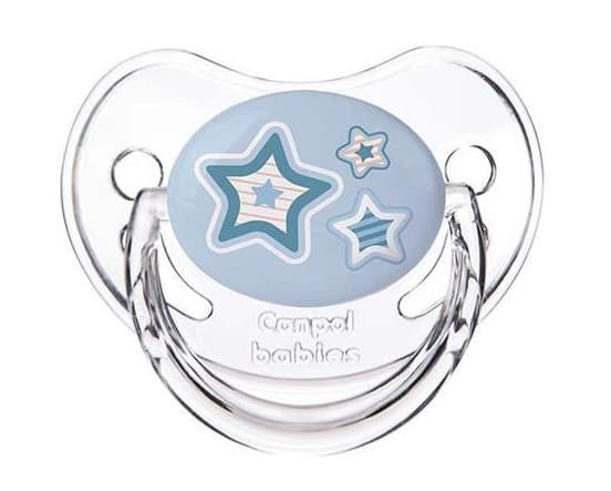 Canpol Orthodontic babies silikonska varalica 0-6M 22/565 Stars newborn Baby