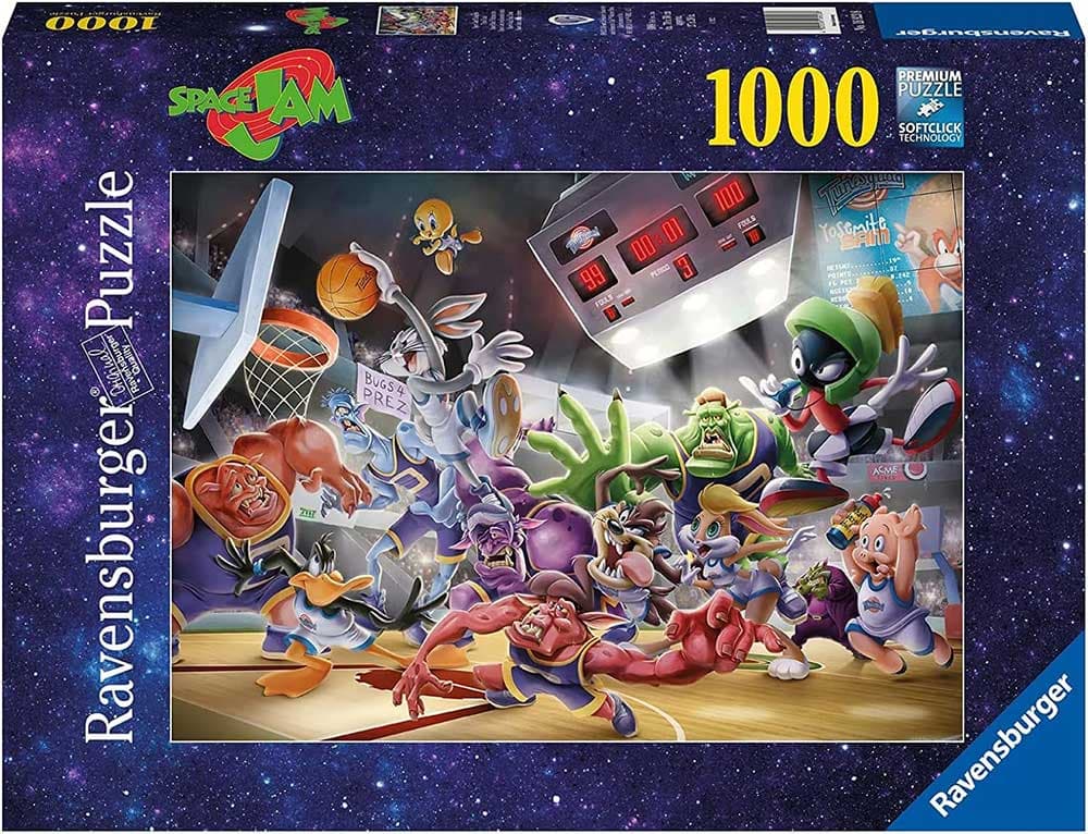 Puzzle 1000 delova Space Jam - Finalno zakucavanje Ravensburger 16923