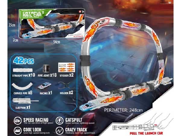 Igračka Staza za sportski autić sa lanserom 861144