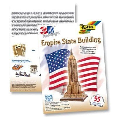Folia maketa Empire State Building 34004