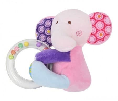 Lorelli plišana igracka sa zvečkom slonče
