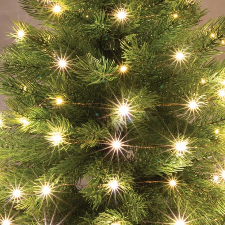 Dekorativne lampice na baterije 50 LED ML50/WW