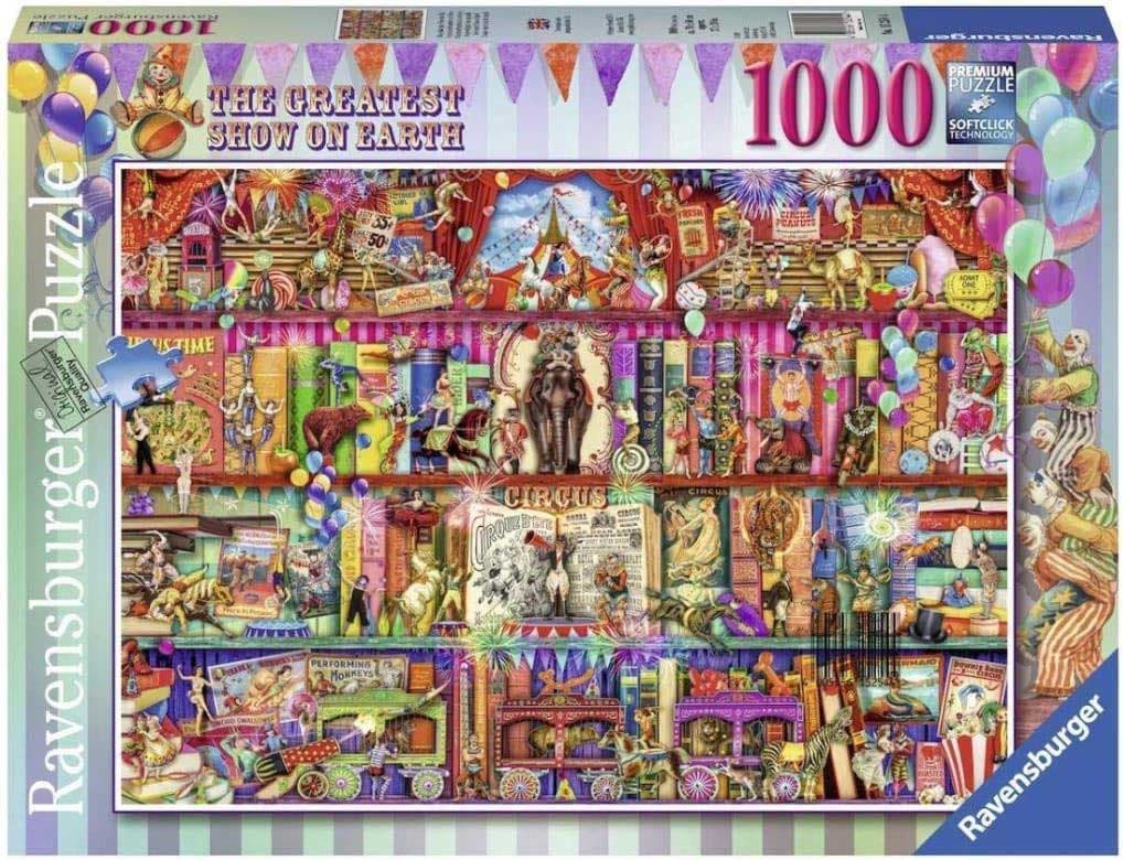 Puzzle slagalica 1000 delova Najveći cirkus na svetu Ravensburger 15254
