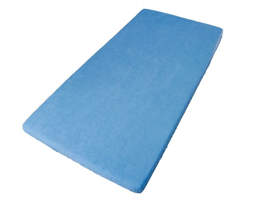 Čaršav frotir 160 x 80 cm plave boje za dečije krevete