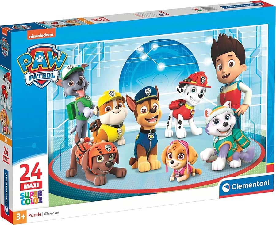 Puzzle slagalica 24 maxi dela Patrolne šape Clementoni 24211