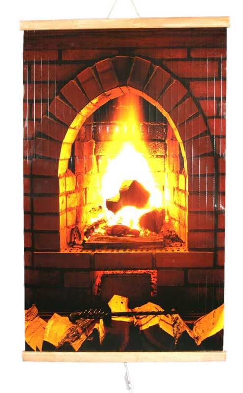 Zidna Poster Grejalica Kamin 500W 105x60 cm