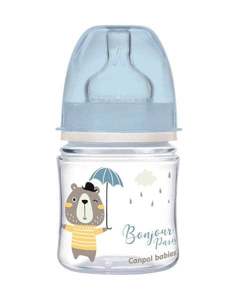 Canpol Baby flašica 120ML, široki vrat - Bonjour Paris 35/231 blue