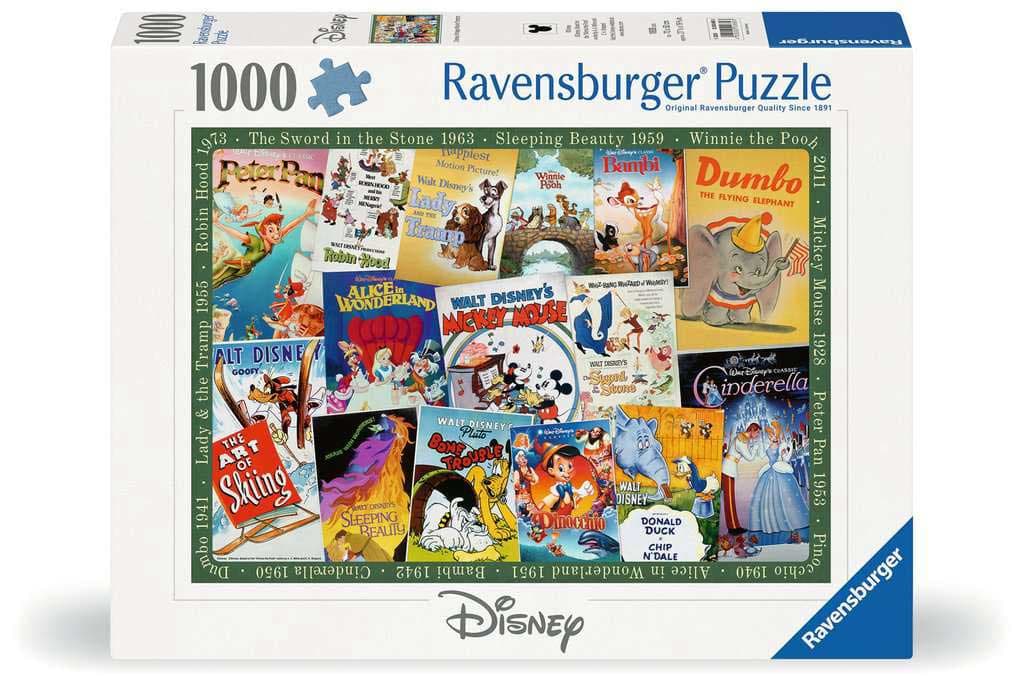 Ravensburger Slagalica 1000 delova -  Stari Dizni posteri 12000689