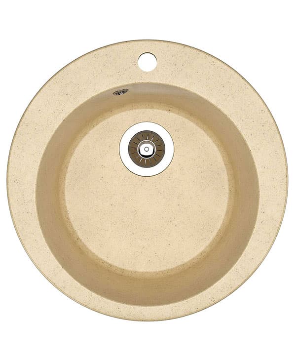 Dr.Gans Gala okrugla granitna sudopera u bež boji