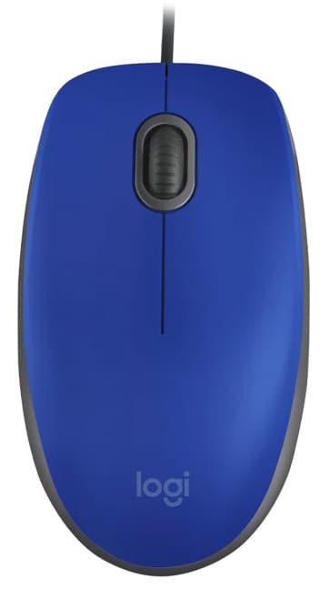 Logitech M110 Silent Blue žični miš