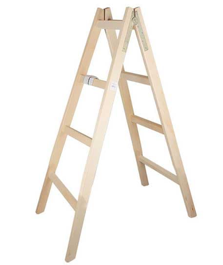 Drvene dvostrane merdevine 4 M0558