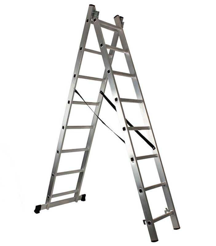 Aluminijumske zglobne merdevine 2x8 76422108