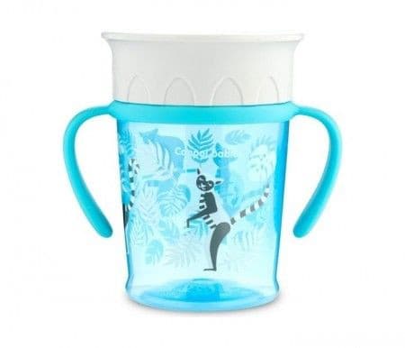 Canpol baby solja 6m+ jungle - 400ml - turquoise 56/504_tur