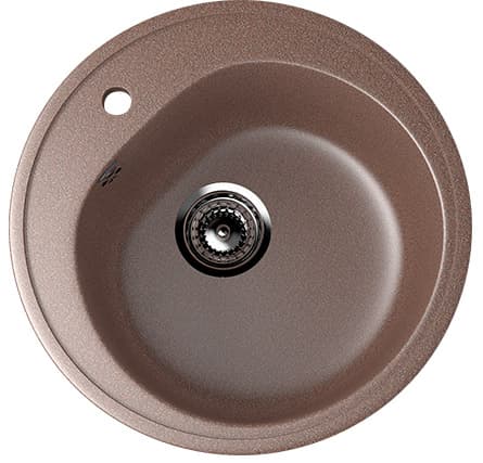 Granitna sudopera sa sifonom Ulgran U101-307 okrugla terakot