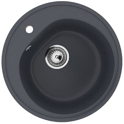 Granitna sudopera sa sifonom Ulgran U101-343 okrugla antracit