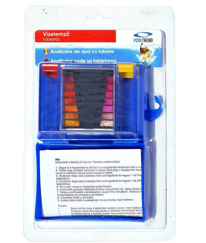 Set za analizu pH vrednosti i nivoa hlora u vodi Pooltrend VEL 102