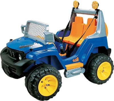 Džip na akumulator 303 - dvosed plavi