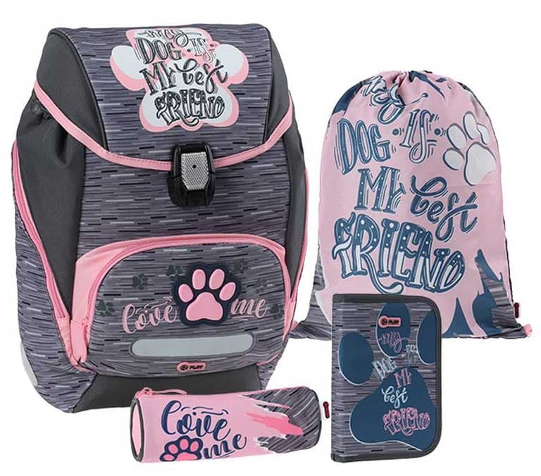 Školski ranac u kompletu sa pernicama i vrećicom za patike Play Logic My dog