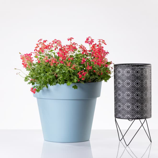 Velika saksija za cveće sa tacnom Standard 40 plava