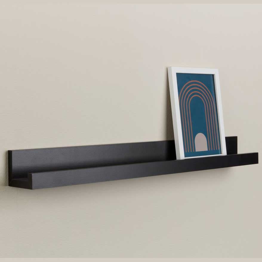 Zidna Polica za Tegle ili Slike 60 cm Black