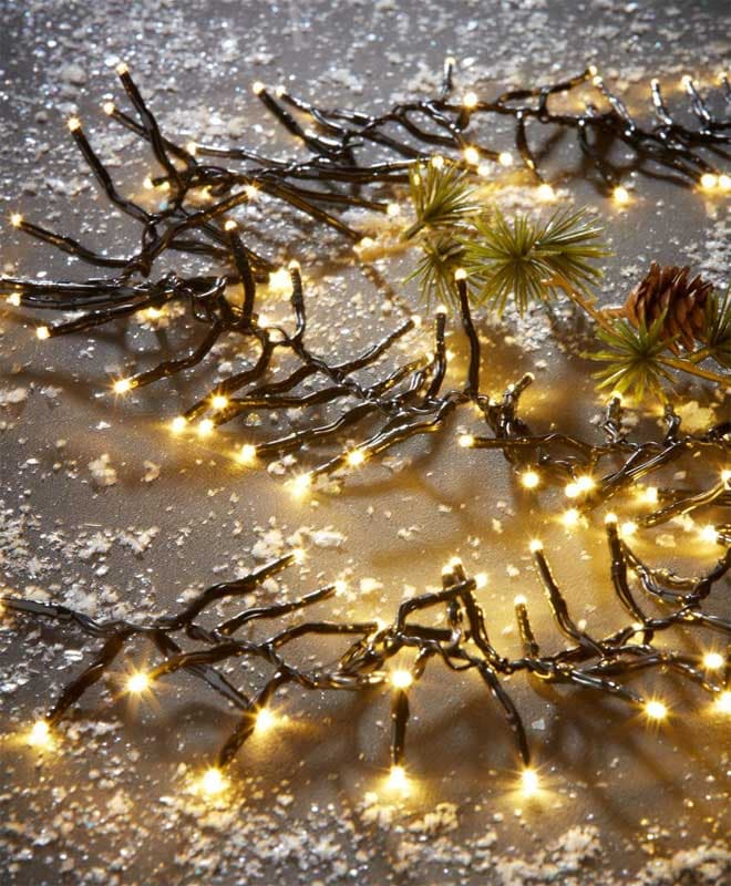 Dekorativni svetleći niz sa 2000 lampica za spoljnu upotrebu Mist