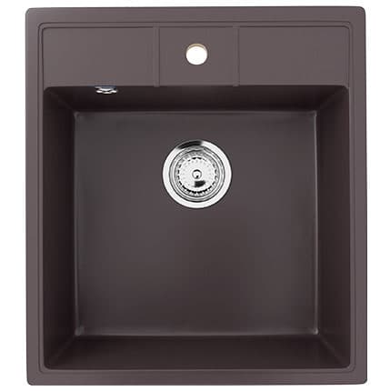 Granitna sudopera sa sifonom Ulgran U406-345 četvrtasta boja čokolade