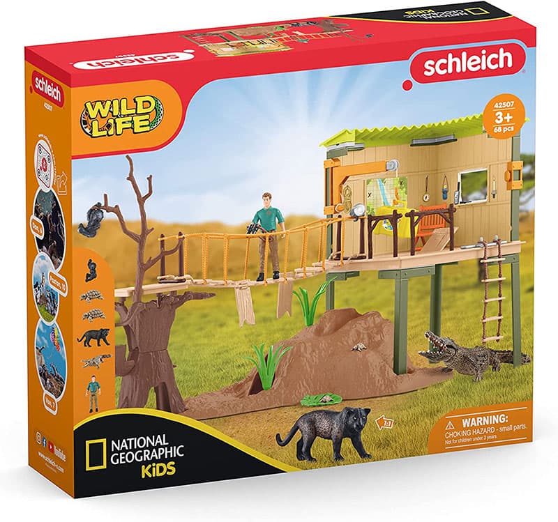 Schleich figurice Divlje životinje - Izviđačka stanica 42507