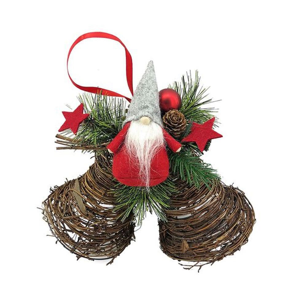 Novogodišnja dekoracija za kuću Zvonca 27cm