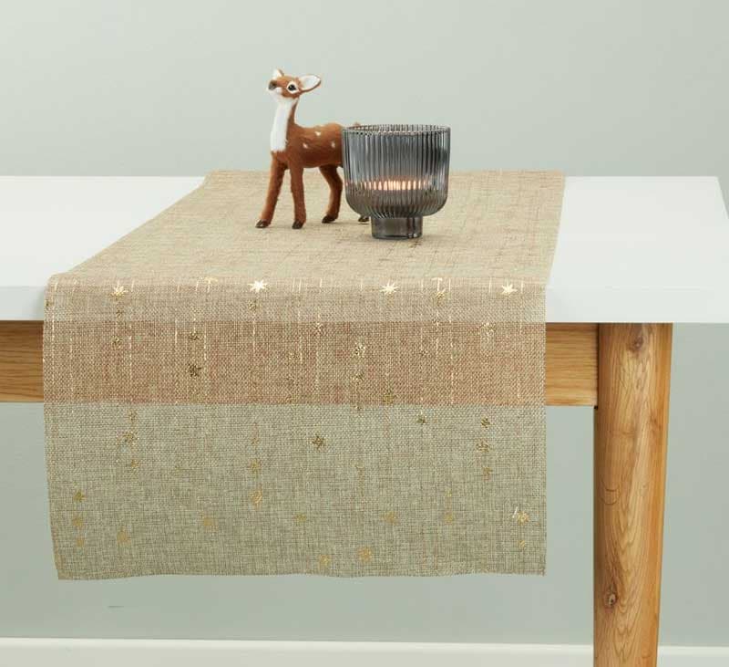 Novogodišnji nadstolnjak za praznične aranžmane 35x300 Goldie