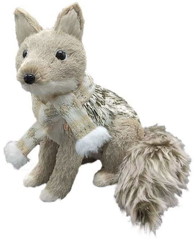 Yule novogodišnja dekoracija lisica 23 cm