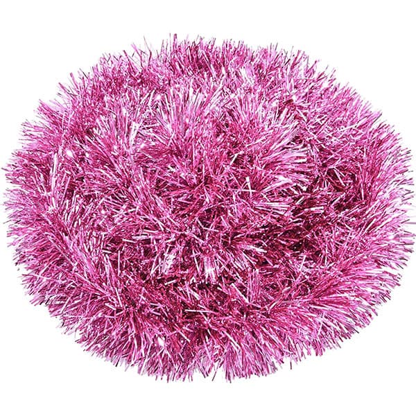 Novogodišnja dekoracija roze girlanda 270 cm