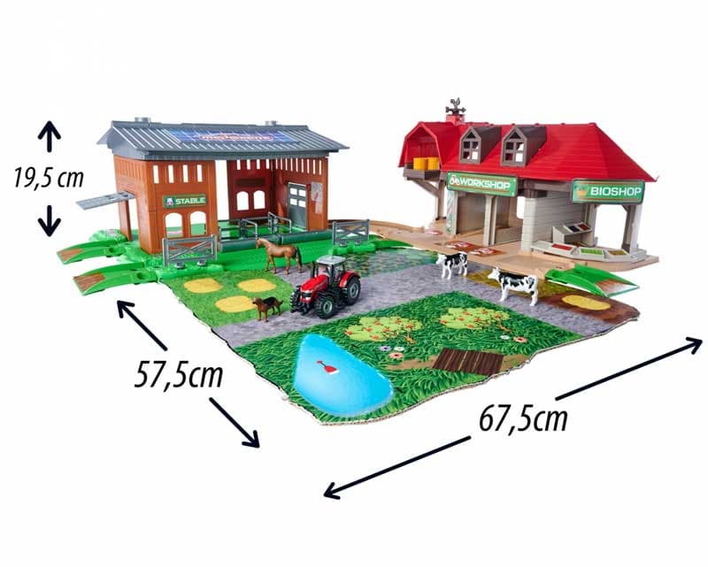 Igračka Farma sa traktorom i životinjama Majorette Creatix 2050037