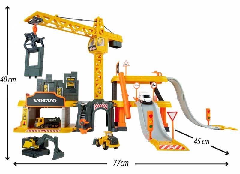 Igračka Volvo građevinski set sa vozilima Majorette Creatix 2050032