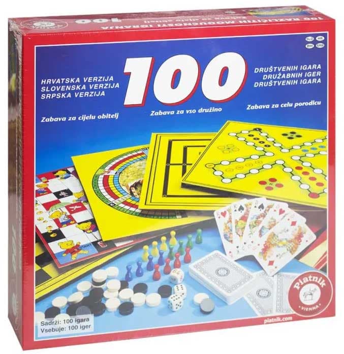 Piatnik Komplet 100 društvenih igara