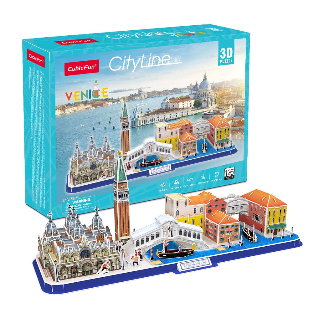 CubicFun 3D Puzzle City Line Venecija MC269h