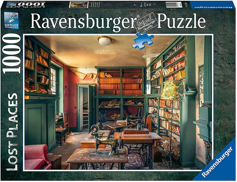 Ravensburger Puzzle slagalica 1000 delova Biblioteka misterioznog zamka