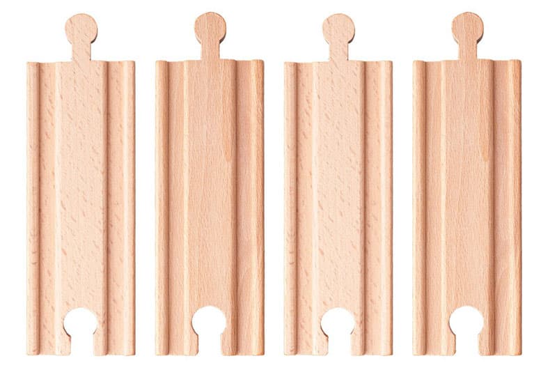 WOODY Delovi za drvenu prugu - Kratke šine 90561