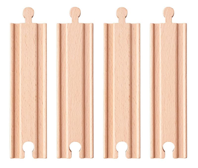 WOODY Delovi za drvenu prugu - Prave šine srednje 90576