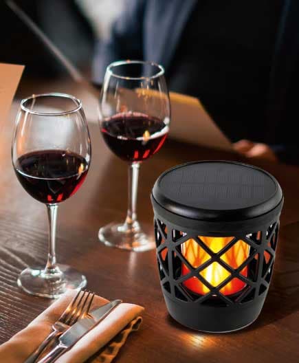 Solarna USB LED lampa sa efektom plamena MX400