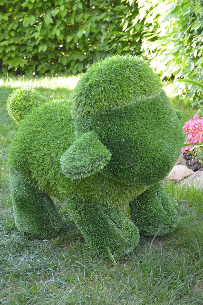 Ukras od veštačke trave AniPlants Ovčica 50 cm