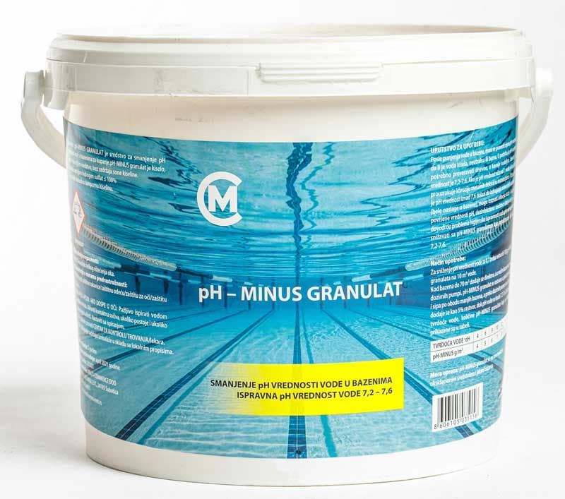 pH Minus Sredstvo za smanjivanje pH vrednosti vode u bazenima 7kg MCom