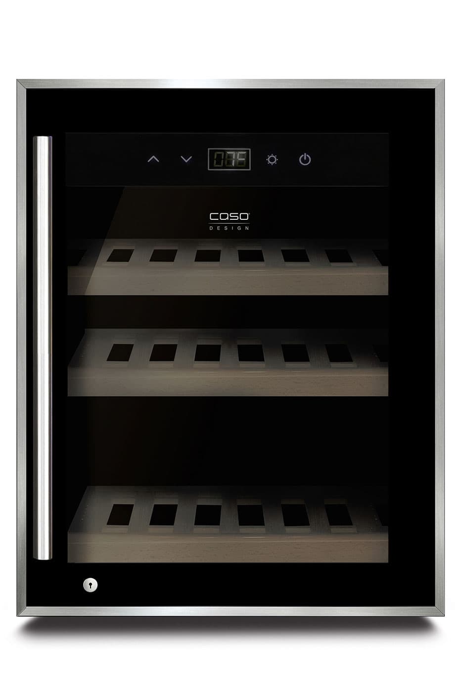 Rashladna vitrina za 12 flaša vina Caso WineSafe 12 Black