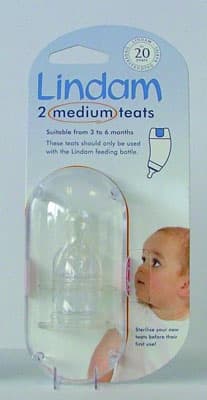 Lindam Medium silikonska cucla 2 kom 44277