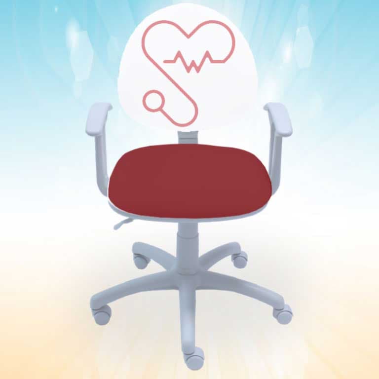 Dečija radna stolica Smart White Doktor