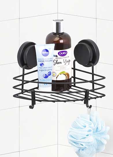 Ugaona polica za kupatilo Metalife MagicFix-746