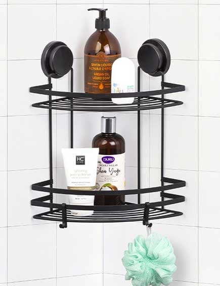 Ugaona polica za kupatilo Metalife MagicFix-747